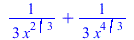 `+`(`/`(`*`(`/`(1, 3)), `*`(`^`(x, `/`(2, 3)))), `/`(`*`(`/`(1, 3)), `*`(`^`(x, `/`(4, 3))))); 